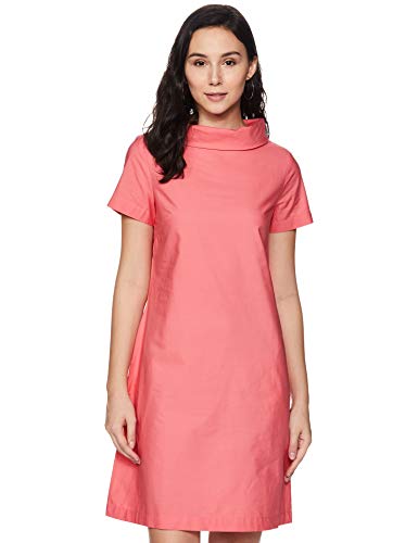 Image of Amazon Brand - Symbol Women's Cotton Shift Knee-Length Dress