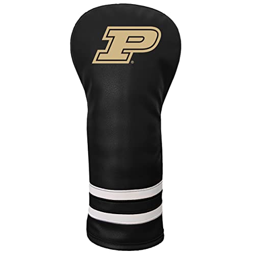 Team Golf NCAA Purdue Vintage Fairway Headcover (Color) - Printed Team Golf NCAA Vintage Fairway Headcover (Printed), Fits All Fairway, Hybrid and Utility Clubs