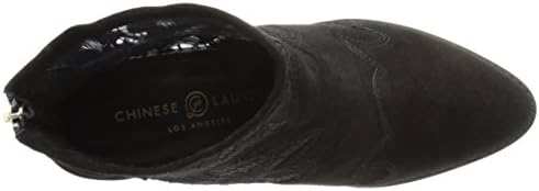 Chinese Laundry Women's Sharp Boot, 6 M US, black lace-suede | Image 4