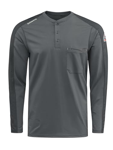 Bulwark Flame Resistant 6 oz Nomex IIIA Lapel Collar Lab Coat