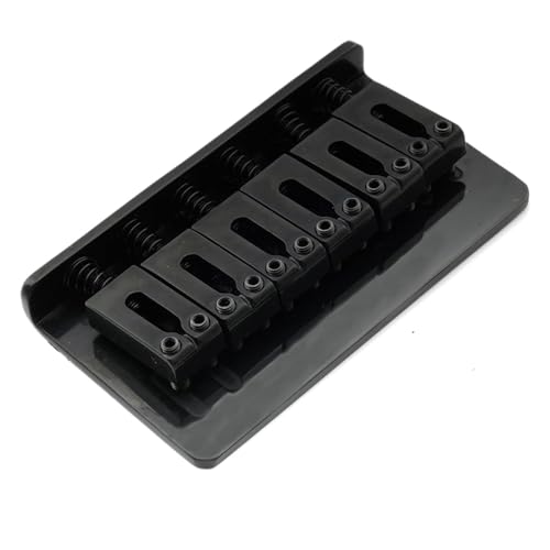 Chevalet fixe rigide 54 mm noir pour guitare électrique 2-1/8 pouces