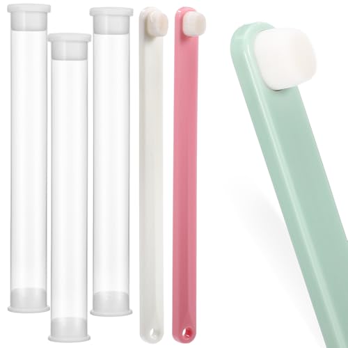 KJHBV Cepillo de Dientes para Mascotas Pequeño 3 Unidades Cepillo de Dientes para Gatos y Perros Cerdas Suaves para Limpieza Bucal Eficaz Colores y Cuidado Dental para Gatitos