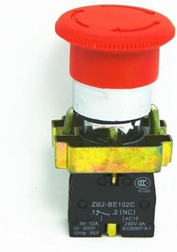 Interrupteur d'arrêt d'urgence XB2-BS542C à tête de champignon - 3