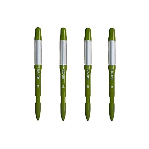Sustee Aquameter, Set of 4, Plant Soil Moisture Sensor, (Green, Small) Cover