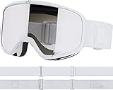 Lente cilíndrica y montura minimalista para un campo de visión máximo, Espuma AdvancedSkin ActiveDry y tecnología Custom ID Fit para un ajuste cómodo e individual, Correa antideslizante