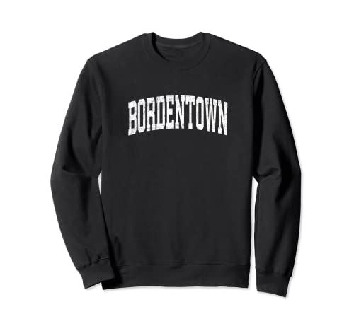 Diseño deportivo deportivo vintage de Bordentown, Nueva Jersey Sudadera