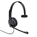 Produktbild CSL - Mono Headset On-Ear mit Mikrofon, Office, Büro, beweglicher Mikrofonarm, Headset Klinke 3,5 mm, Freisprechen, großes Ohrpolster, für Chat, Telefonkonferenz, Call Center