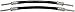 Dorman 800-651 Aluminum / Rubber 15 In. Flexible Air Conditioning Tubing, Pack of 2