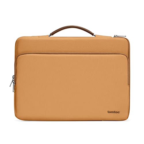 Image of tomtoc 360 Protective Laptop Sleeve for 14-inch MacBook Pro M1 /A2442 Pro /Max 2021, 13-inch MacBook Air M2 /A2681 2022 with Hardshell, Shockproof, Water-Resistant Laptop Accessory Case