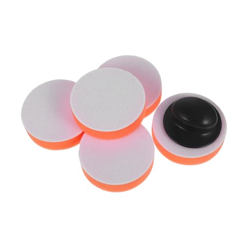 Zerodeko Manual Car Waxing Tool Kit 4 Inch Sponge Polishing Pad Wax Applicator Buffing Pads for Professional Finish