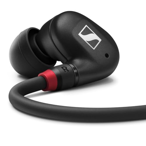 Sennheiser IE 100 PRO Wireless Monitoring Earphone - Black with built-in mic for your mobile phone, PC or tablet. Passive noise cancelling & 10hours battery life