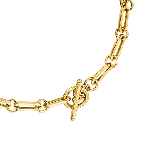 Ross-Simons Italian 18kt Gold Over Sterling Paper Clip Link Necklace4