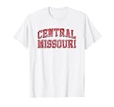 Central Missouri Mules Vintage Arch White T-Shirt