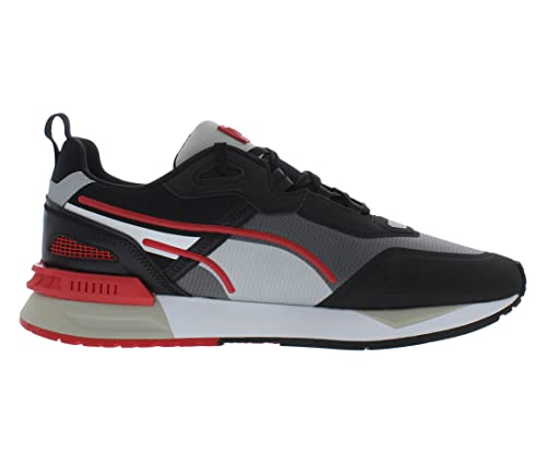 PUMA Mirage Tech Mens Shoes Size 11.5, Color: Grey/Black/Red