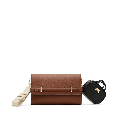 Portefeuille chaîne amovible Anne Klein noisette : le petit sac parfait