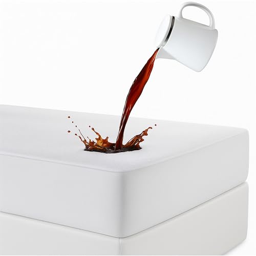 Family Bedding 100% Waterproof Mattress Protector Single Size | Super Soft Terry Cloth Surface, Anti-Allergy Layer, Protection against bed bugs, 90 x 200 cm.