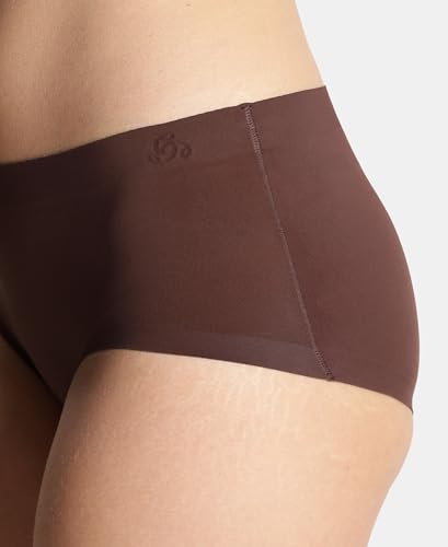 Image of Jockey 1827 Women's High Coverage Microfiber Nylon Elastane Stretch Mid Waist Hipster with No Visible Pantyline