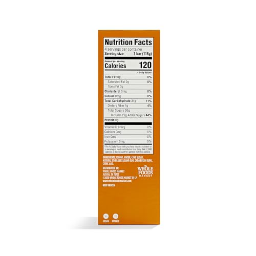 365 by Whole Foods Market, Mango Fruit Bars, 4 Fl Oz, 4 Count, (Frozen)