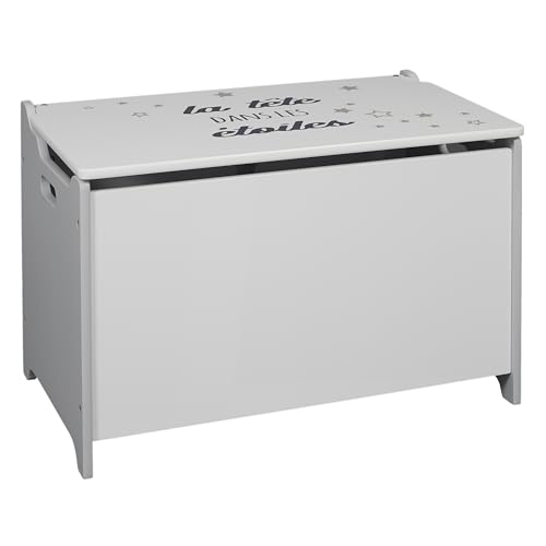 HOME DECO KIDS - Hd6926 - Coffre À Jouets La Tête Dans Les Étoiles enfant deco Chambre D'enfant Rangement enfant