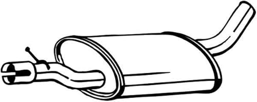 BOSAL Silenziatore centrale 233-613