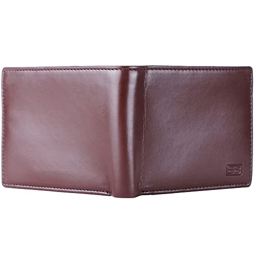 Image of Brooklyn Bridge Streamlined Sophistication: Men's Minimalist Non Leather Wallet - Classic Bifold Design with RFID Protection for Secure and Stylish Card Storage