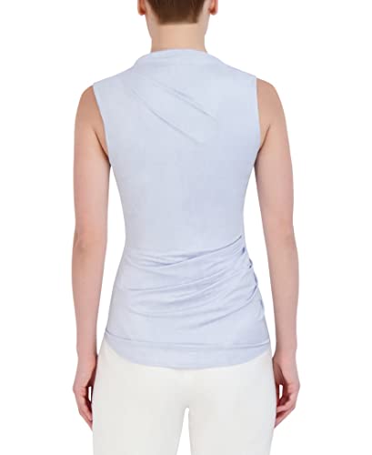 Image of BCBGMAXAZRIA Women's Asymmetrical Neck Sleevless Knit Top