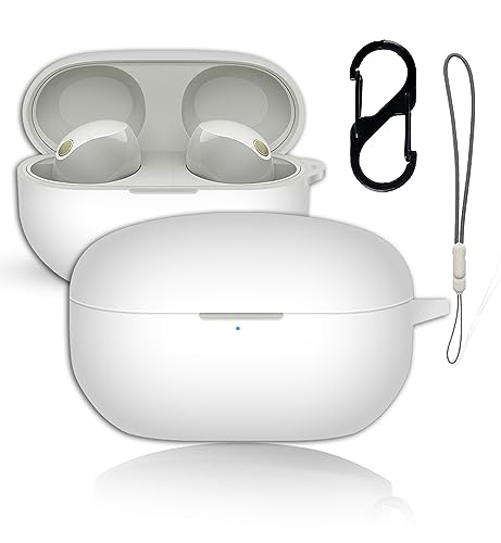 For WF-1000XM5 �P�[�X �J�o�[�yBAOLINTX�z���C�����X �C���[�z�� �p �P�[�X �V���R�����[�P�[�X �֗� ���s �L�Y�h�~ �h�o �h�k �y�ʏ��^ �ی� �P�[�X �����h�~ �j�����p ���[ �P�[�X WF-1000XM5 �p�i�z���C�g�j