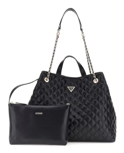GUESS sac shopper Giully II 2 in 1 Tote Black noir