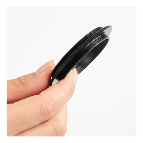 Anillo trasero para telescopio astronómico mecanizado con rosca SCT macho a M48 en aluminio negro