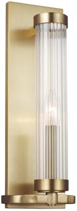 Generation Lighting-AH Alexa Hampton Collection-Demi-One Light Wall Sconce-Burnished Brass Finish