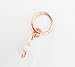 Rose Gold Belly Button Ring Opal Navel Hoop Handmade Piercing Jewelry