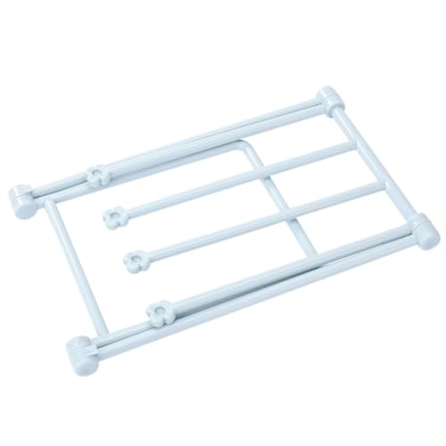 Toallero plegable vertical de polipropileno portátil para hogar y baño 8