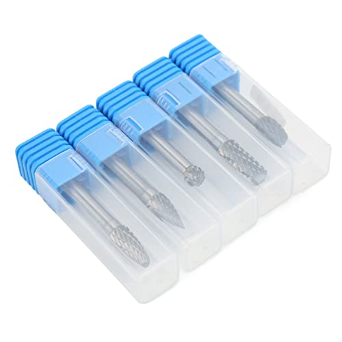 Juego de 5 fresas de carburo de tungsteno 6x8mm miniatura 6