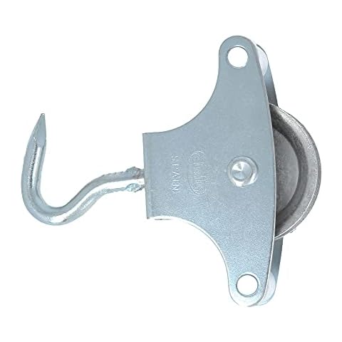 Polea para tendedero de ropa Amig con gancho y roldana metálica de 39mm Cover
