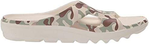 Spenco Women's Fusion 2 Slide Flip-Flop, Green Camo, 9 | Image 5