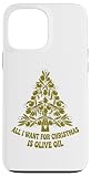 Amanti del cibo mediterraneo dell'olio di oliva dell'albero di Natale Custodia per iPhone 13 Pro Max