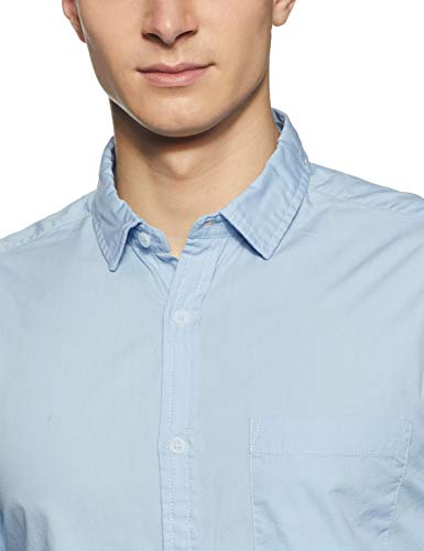 Image of Amazon Brand - Symbol Men's Cotton Shirt | Casual | Plain | Full Sleeve | Summer - Regular Fit (Available in Plus Sizes)