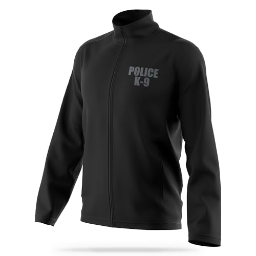 Police K9 Soft Shell Jacket - USA Patriotic Apparel - Poly & Spandex Blend for Odor Free & Moisture-Wicking Comfort3