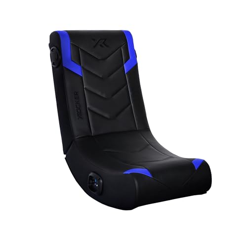 X Rocker Eclipse Video Gaming Floor Chair with Built-in Headrest Speakers, Wireless Bluetooth,...