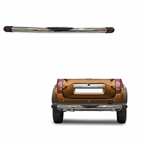 Image of Stainless Steel High Gloss Safety Rear Bumper Protector for Renault Duster
