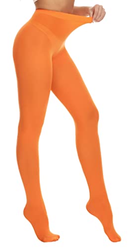 Image of CozyWow Women's 80D Soft Opaque Tights, High Waist Solid Color Womens Tights with 30+ Colors