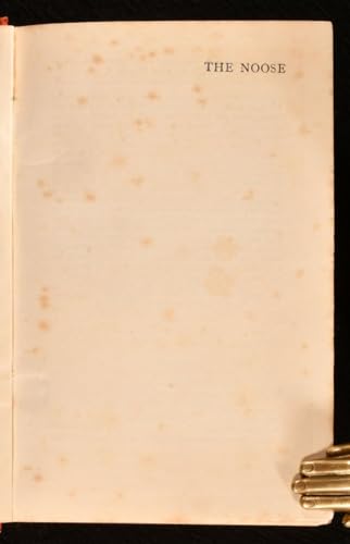 The Noose, A Detective Story B0006AKWB6 Book Cover