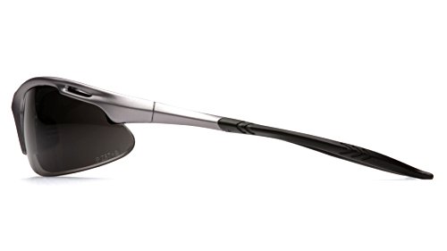 Pyramex Safety Avante Eyewear, Silver Frame, Gray Lens - Thumbnail 3