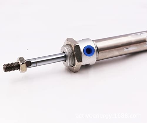 Mini cilindro de acero inoxidable MA20-100 actuador neumático de doble efecto 5
