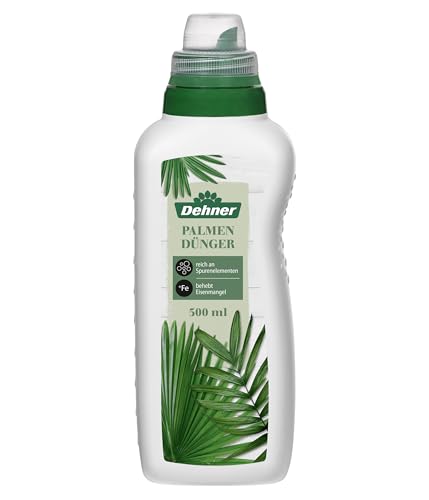 Dehner Palmendünger hochwertiger Flüssigdünger Dünger für Palmen organischer NPK-Dünger mit Spurennährstoffen 500 ml für ca. 100 l bunt