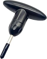 Flylin Golfschlüssel Werkzeug, Driver Schlüssel Golf Driver Treiberschlüssel Golfschläger Drehmomentschlüssel, Ersetzen Golfschuhe Spike Wrench für Club Fahrerwellen Adapter Schwarz