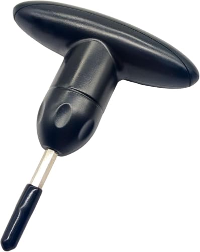 Flylin Golfschlüssel Werkzeug, Driver Schlüssel Golf Driver Treiberschlüssel Golfschläger Drehmomentschlüssel, Ersetzen Golfschuhe Spike Wrench für Club Fahrerwellen Adapter Schwarz