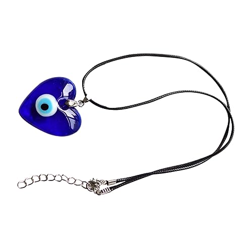 Pendentif turkish evil eye blue necklace en verre de protection femme