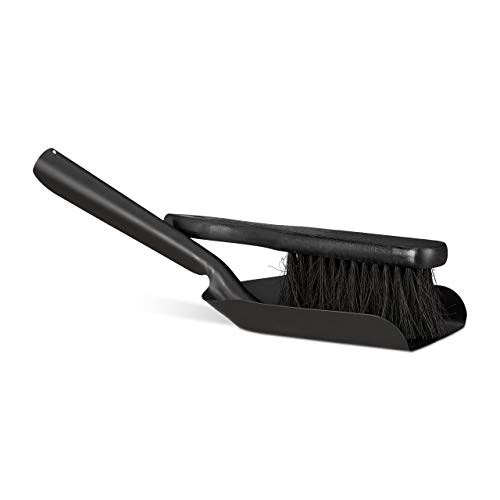 Recogedor para chimenea de acero resistente con cepillo recoge cenizas 4