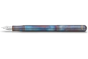 Liliput Fireblue Fountain Pen, Classic Kaweco Skyline Sport Fountain Pens Mini Pocket...